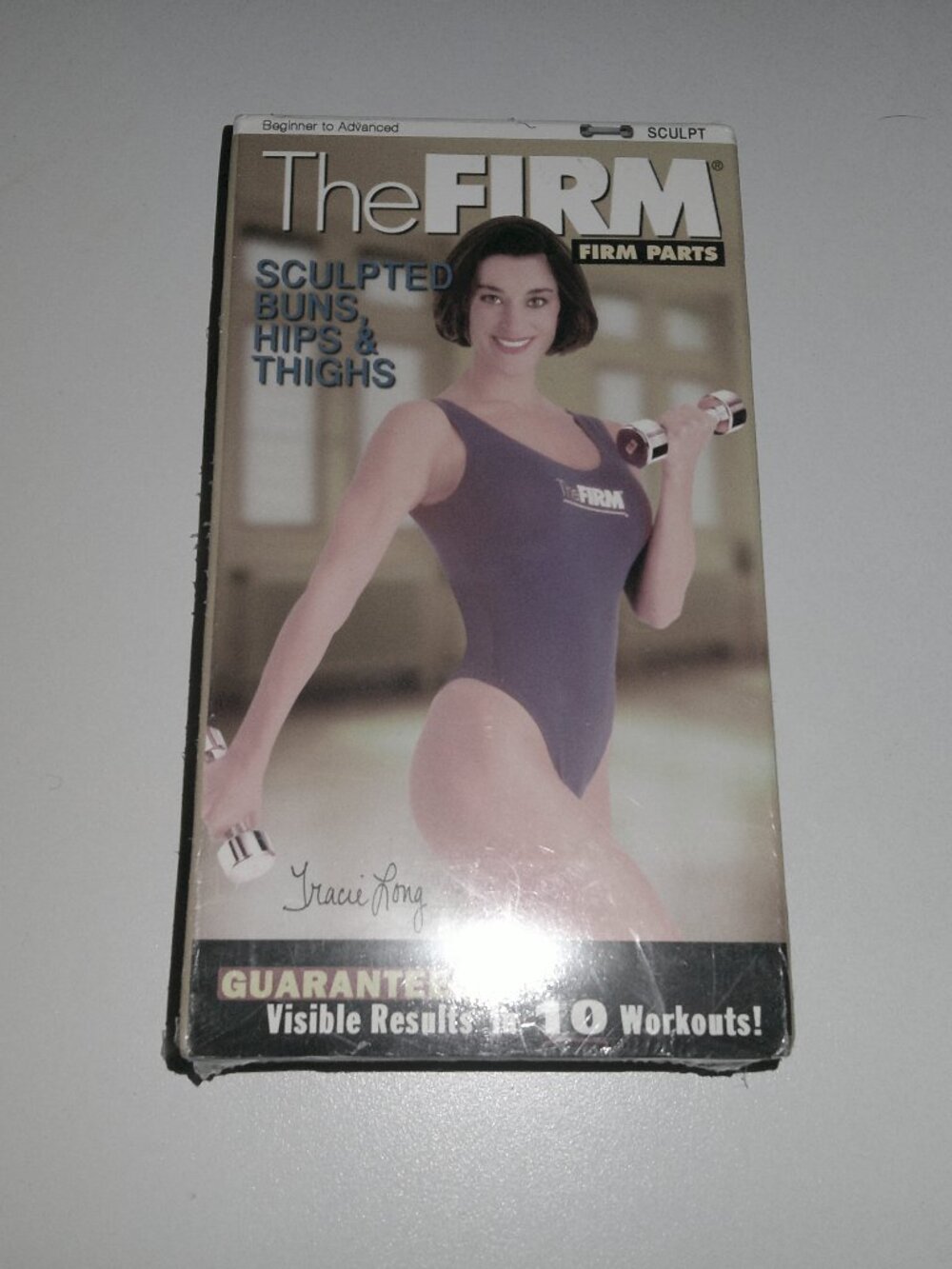 The FIRM Sculpted Buns Hips Thighs Tracie Long VHS Workout Video Sealed